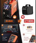 Comparison of Aluminum 250 Amp 5 In 1 MIG Welder With MIG Stick Lift TIG Flux Core Gas Modes vs other welders