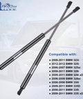 Front Hood Struts Lift Supports Gas Springs for BMW 3 Series E90 E91 E92 E93 2006 to 2012 set of 2 replacement hood shocks