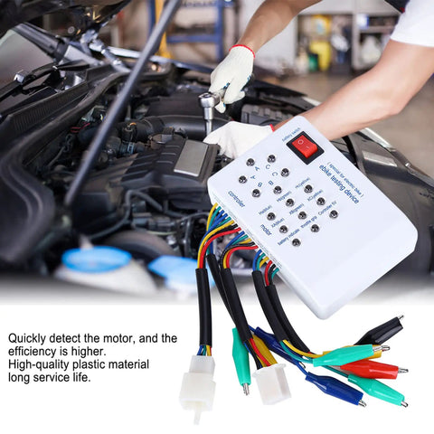 Rugged DIY Friendly Brushless Motor Controller Tester For E Bikes And Electric Scooters 115x80x26 Mm in use on car engine