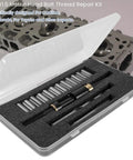 M11 X 1.5 Metric Head Bolt Thread Repair Kit For Stripped Cylinder Head Threads Restore Factory Specs with tools in case.