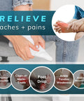 Foot Drop Brace With Dorsiflexion Support For Men And Women benefits overview for various foot conditions like plantar fasciitis