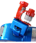 Top view of Industrial Grade Hydraulic Torque Wrench 3/4 Inch Square Drive showing 360 swivel fittings and durable build.