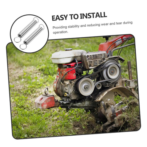 Heavy Duty Micro Tiller Extension Spring Kit With 2 Pcs Compressed Springs Robust Design Fits Multiple Brands Easy Upgrade For Farming And Gardening Tasks Made To Last on micro tiller