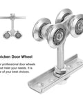 Heavy Duty Steel Sliding Door Track Roller for Industrial Doors And Cabinets, Rust Resistant With Smooth Quiet Operation