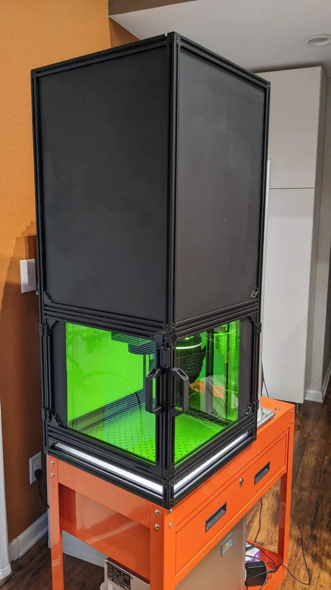Ultra Tough Laser Safety Window Shield For 800 To 1100 Nm High Power Systems, 12x12x0.2 Inch Organic Glass Protection Plate, OD 6 Plus To 7 Plus, Guards 860 1080 Nm Infrared And Fiber Optic Equipment