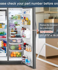 Replacement Meat Pan Glass Crisper Cover Frame For Frigidaire Refrigerator Shelf 3rd From Bottom 18.375 By 17.375 Inches