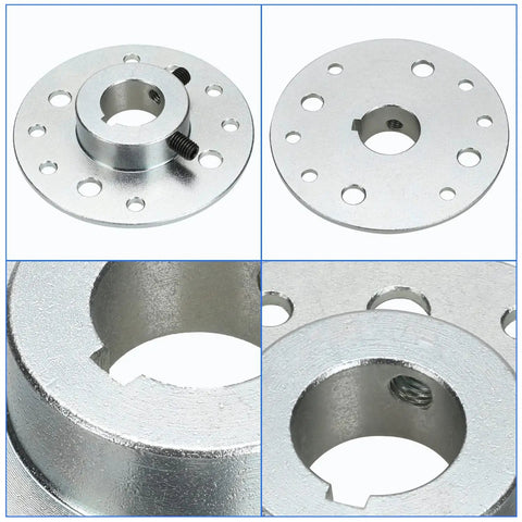 Beefy 8 Hole 48 Tooth Chain Sprocket Hub for Predator 212cc 196cc Go Kart Mini Bike with 1 Inch Bore and Quarter Inch Keyway