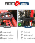 Comparison of Rust-Resistant Hi-Lift Jack Handle Keeper Accessory Upgrade Bar Protector against inferior options, showcasing durability.