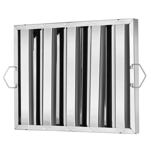 Single Beefy Pro Grade Hood Filter For Commercial Kitchens 20 Inch Wide 16 Inch High Stainless Steel 430 Welded Construction