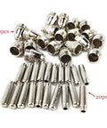 Upgrade Your Shop With 40 Pieces of Plasma Cutter Consumables Including Durable Electrodes And Cutting Tips For AG60 SG55 P60 60A Torches. 40 metallic tips and electrodes.