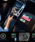 Dual Port USB C Car Charger With Super Fast 40W Output Adapter For Phone And Tablet Quick Top Off In Your Ride, charging devices in car.