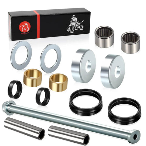 Raptor 700 Swingarm Bearings, Seal, and Pivot Shaft Kit for YFM700R Raptor 700 2006 2024 showing components and packaging.