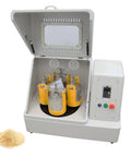 Open 4L Planetary Ball Mill With Four 1000ml Jars Ceramic Grinding Machine For Lab And Industrial Use showing jars inside and powder sample.