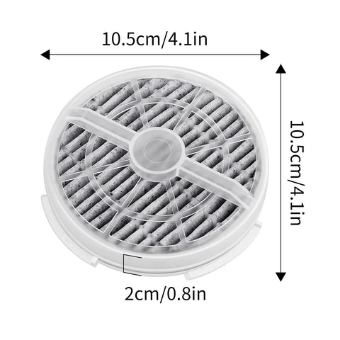 Premium H11 True HEPA Filter Replacement For 3 In 1 Air Purifier dimensions 10.5x10.5x2 cm
