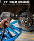 Wheel Hub Resurfacing Kit For Lug Studs And Brake Rotors With Pro Grade Rust Removal being used on car brake rotor
