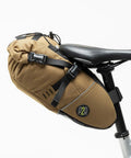 Inova Light Bike Saddle Bag Under Seat Storage, Water Resistant Cordura 1000D With Internal Padding attached under bicycle seat