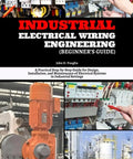 Book cover: Industrial Electrical Wiring Engineering (Beginner's Guide); black background, red title, white subtitle