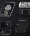 Close-up of Volvo VN VNL Fog Light LED Lamp Replacement Set LH RH For 2003 To 2017 Trucks Plug And Play Aftermarket Upgrade