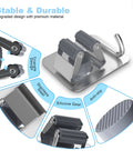 Stainless Steel Mop And Broom Holder Wall Mount With Hooks 4 Pack Screw Or Self Adhesive Install Rustproof 304 Stainless Tool Organizer