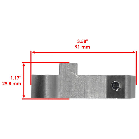 John Deere PTO Linkage Arm With Spring For GX22488 GX21041 And Similar Models, 91 mm x 29.8 mm steel linkage arm