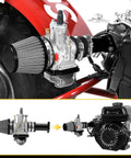 PWK 24mm Carburetor Throttle Assembly for Predator 212cc 196cc 200cc 224cc 6 5HP Engines installed on go-kart engine