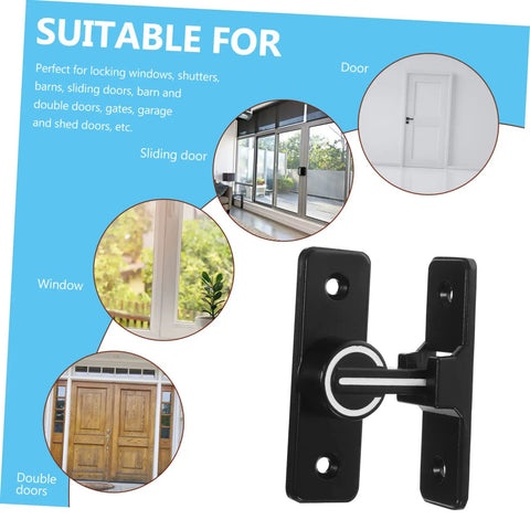 Heavy Duty Stainless Steel Slide Bolt Lock With Glow In Dark Night Light Feature And Pick Proof Ball Catch for sliding door and window.