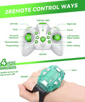 Remote and hand control for Gesture Sensing RC Car That Transforms Into A Dope Stunt Vehicle With 360 Degree Rotating 4WD Drive