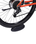 Rear bike wheel on Front Wheel Riser Block For Indoor Bike Trainer Stand Non Slip Floor Protection Pad, black, stable support