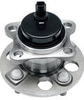 Rear 2-Piece Wheel Bearing Hubs Assembly For Toyota Prius C 2012-2019, Yaris 2006-2014, Scion IQ 2013, 4-Lug With ABS Bearings Replacement Kit