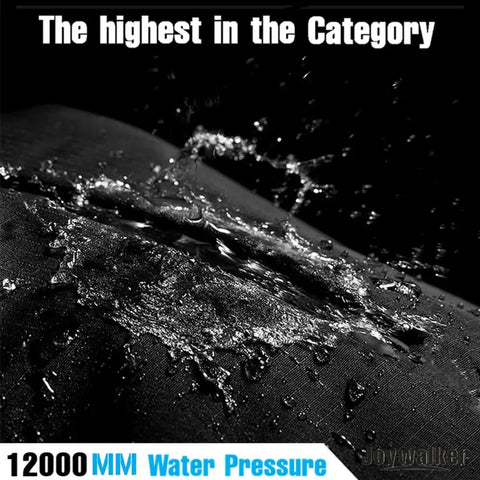 Water splashing on Backpack Rain Cover for 15-25L, Waterproof and Breathable, Black Small Size for Hiking, Camping, and Travel