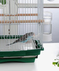 Automatic Bird Water Dispenser And No Stress Parrot Cage Bottle, Clear Pvc Feeder, 140ml for hydration in bird cage.