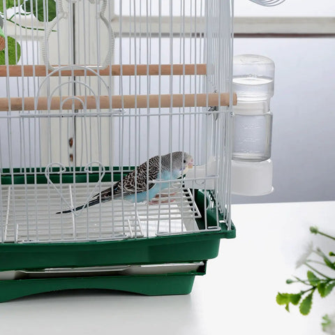 Automatic Bird Water Dispenser And No Stress Parrot Cage Bottle, Clear Pvc Feeder, 140ml for hydration in bird cage.
