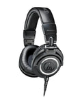 M50X Pro Studio Headphones With Detachable Cable Black Studio Grade Sound That Pros Rave About Crystal Clear Clarity Across Frequencies