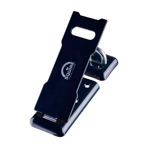 Heavy Duty Blue Hasp And Staple For Exterior Doors 152 Mm Hardened Steel Security Hardware With Concealed Fasteners Anti Corrosion Finish Built Tough To Keep Your Place Locked Down