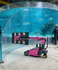No Sweat Heavy Duty Vacuum Panel Lifter Cart For Glass Walls And Large Sheets, moving glass panels in aquarium setup.