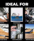 Uses of Aluminum Foil Tape 12 Inch By 50 Yards Heat Shield Reflective Sealant For HVAC Ducts and Metal Repairs in different scenarios