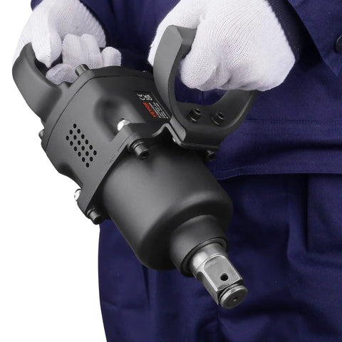 1 Inch Air Impact Wrench With Up To 2730 Ft-Lbs Breakaway Torque Beastly Lightweight Pneumatic Impact Gun With Two Handles For Heavy Duty Vehicle Maintenance And Repairs