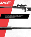 Swarm Fusion 10X GEN3i Break Barrel Pellet Air Rifle with 10 Shot Inertia Fed Magazine, 3-9x40 Scope, High Velocity