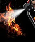 Portable Home Fire Extinguisher Kit 8 In 1 A B C K 620ml with Mounting Bracket spraying water on fire