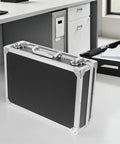Portable Aluminum Tool Box With Lightweight Alloy Construction, Durable Carrying Case for tools on office desk