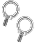 Two 10 Pack Stainless Steel M10 Shoulder Lifting Ring Eye Bolts With Male Thread For Machinery Heavy Duty Ring Shoulder Eye Bolts Rust Resistant 304 Stainless Steel 18mm Length Easy Attach For Lifting And Rigging
