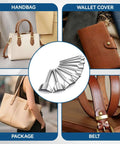 Nine Piece Half Round Leather Punch Set From 10mm To 50mm for belts wallets bags and straps with steel arch curve tools