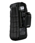 Back view of Single Gas Detector For H2S, Low 10ppm High 15ppm, Portable Black Gas Monitor, Durable And UL-Listed, Maintenance Free Two-Year Battery