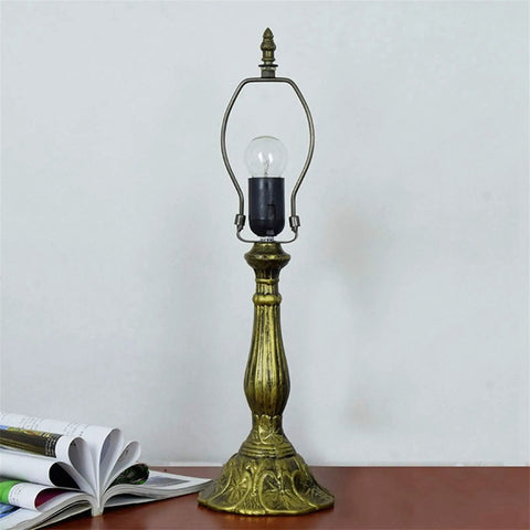 Sunflower Tiffany Style Stained Glass Table Lamp base, E26 socket, ornate design, ideal for living room or office