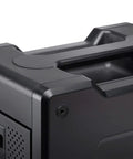 Top Shelf 16Tb Thunderbolt Portable Solid State Drive Raid Array featuring handle and durable design for video editing.