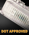 Close-up of DOT approved LED Roof Cab Marker Lights Kit 5 Pcs For Volvo VNL VNM Trucks, showing clear lens detail.