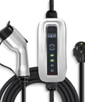 Level 2 EV Charger 240V With 26 Ft Cable And NEMA 14-30 Outlet, Adjustable Up To 24 Amps, Live LCD Screen, J1772 Plug