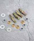 Heavy Duty Door Hinge Pin Bushing Repair Kit For Chevy 1999 To 2007 Models Restores Perfect Alignment Includes Four Pins Four Bushings And Hardware, pins and bushings with washers