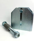 Heavy Duty Static Target Hanger For Three Eighths And One Half Inch Steel Targets With 1000 Foot Pounds Impact Rating Complete Mounting Kit