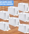 20 Pack Electrical Outlet Box Extenders With 40 Screws, One Gang Box Extender Kit For Receptacles And Switches on wooden surface